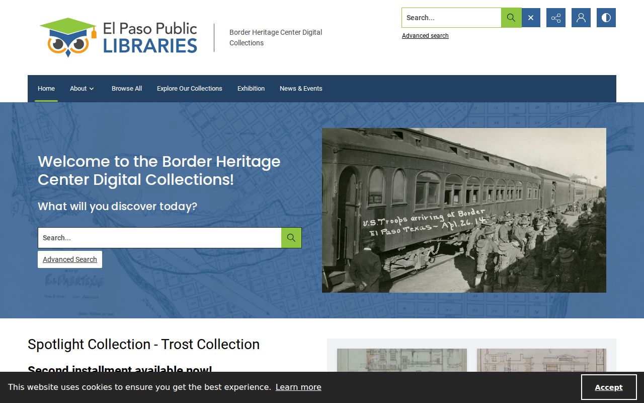 El Paso city directory digital research in Quartex collections