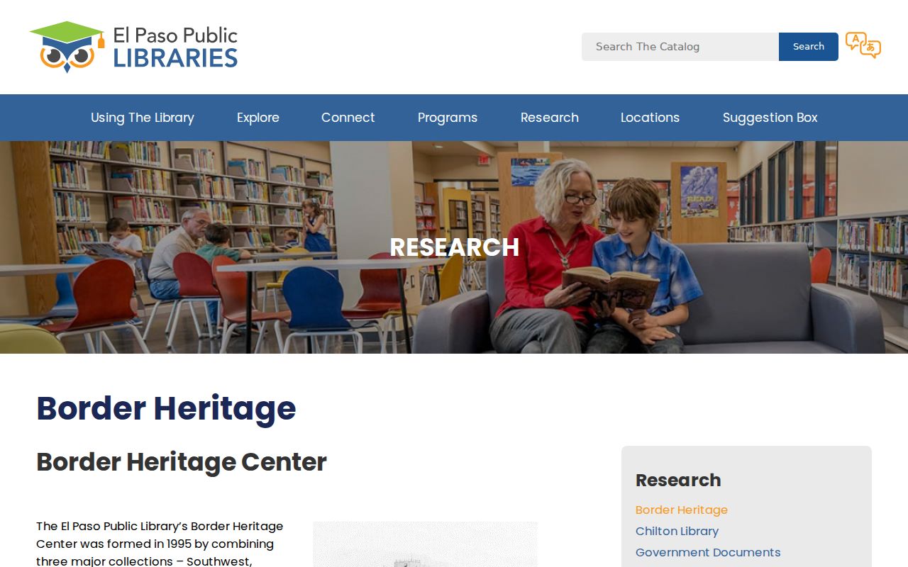 El Paso city directory research at Border Heritage Library